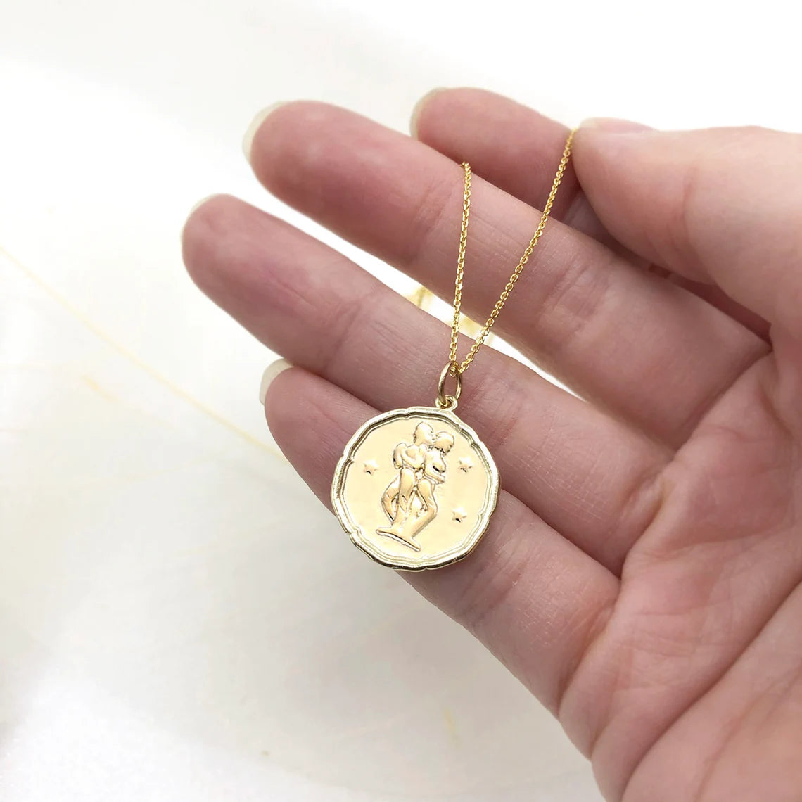 Gemini Wax Seal Pendant