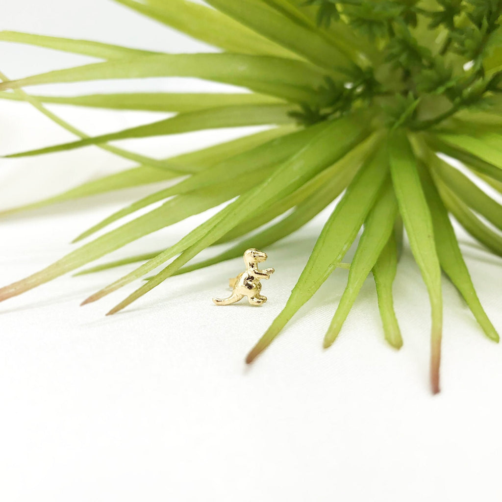 3D Dinosaur (T-Rex) Stud Earrings