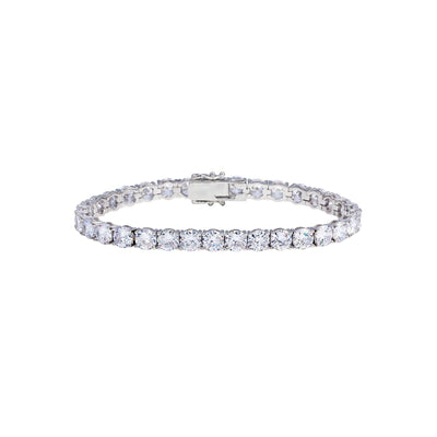 Sterling Silver & Vermeil Round Tennis Bracelet