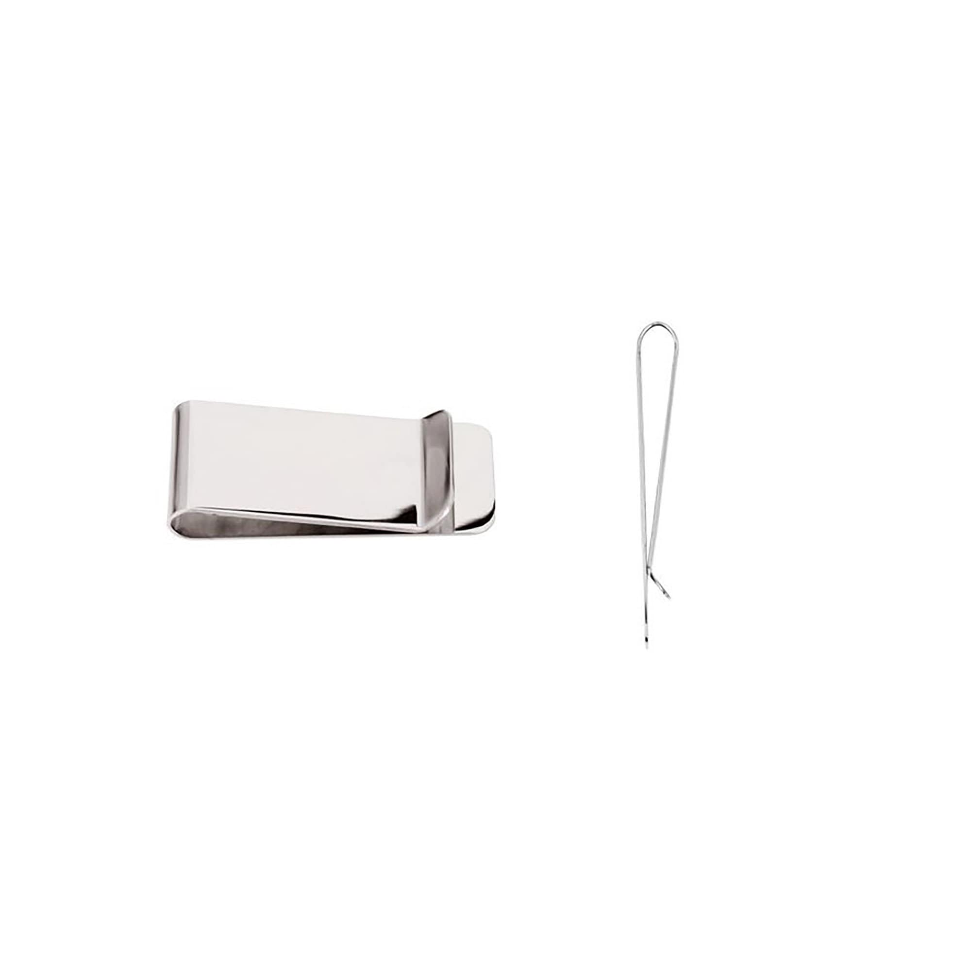 Wide Sterling Silver Engravable Money Clip (Complimentary Engraving)