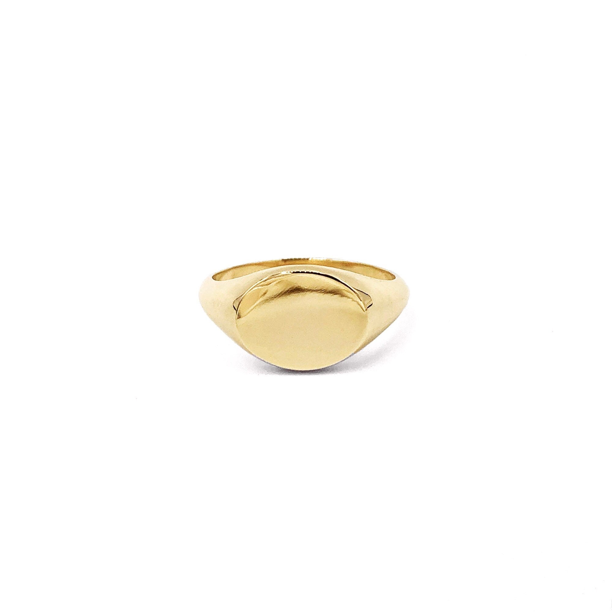 East West Oval Signet Ring (Complimentary Engraving)