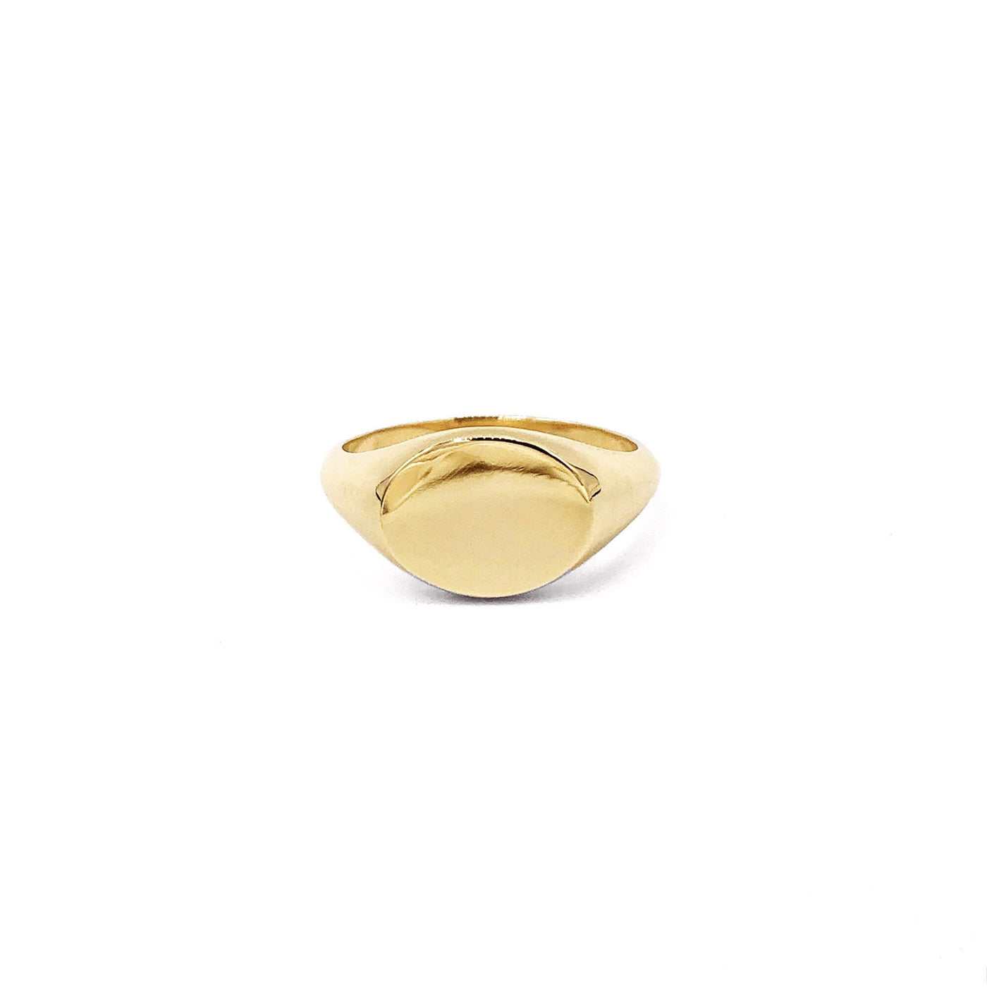 East West Oval Signet Ring (Complimentary Engraving)