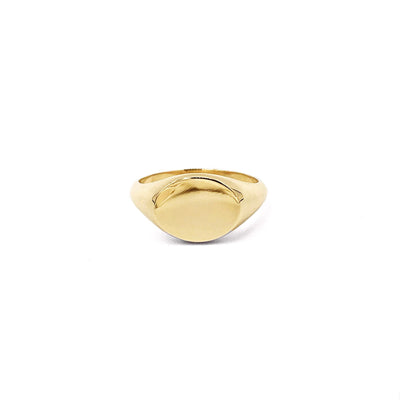 East West Oval Signet Ring (Complimentary Engraving)