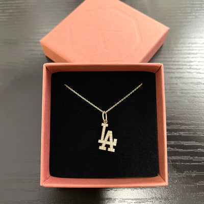 Medium LA & Palm Tree Necklace