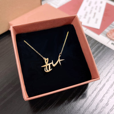 Asian Script Name Necklace