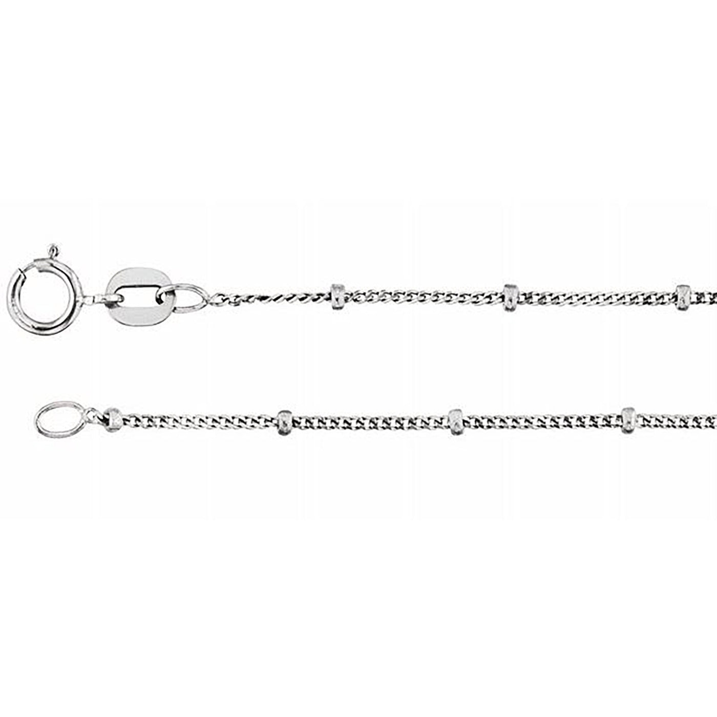 Satellite Chain Anklet/Bracelet in 14K Solid Gold