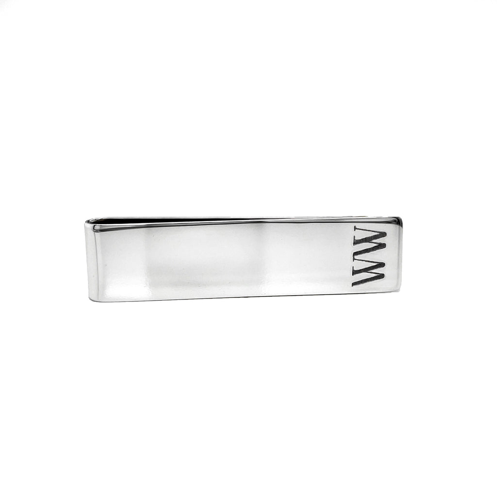Long Sterling Silver Engravable Money Clip (Complimentary Engraving)