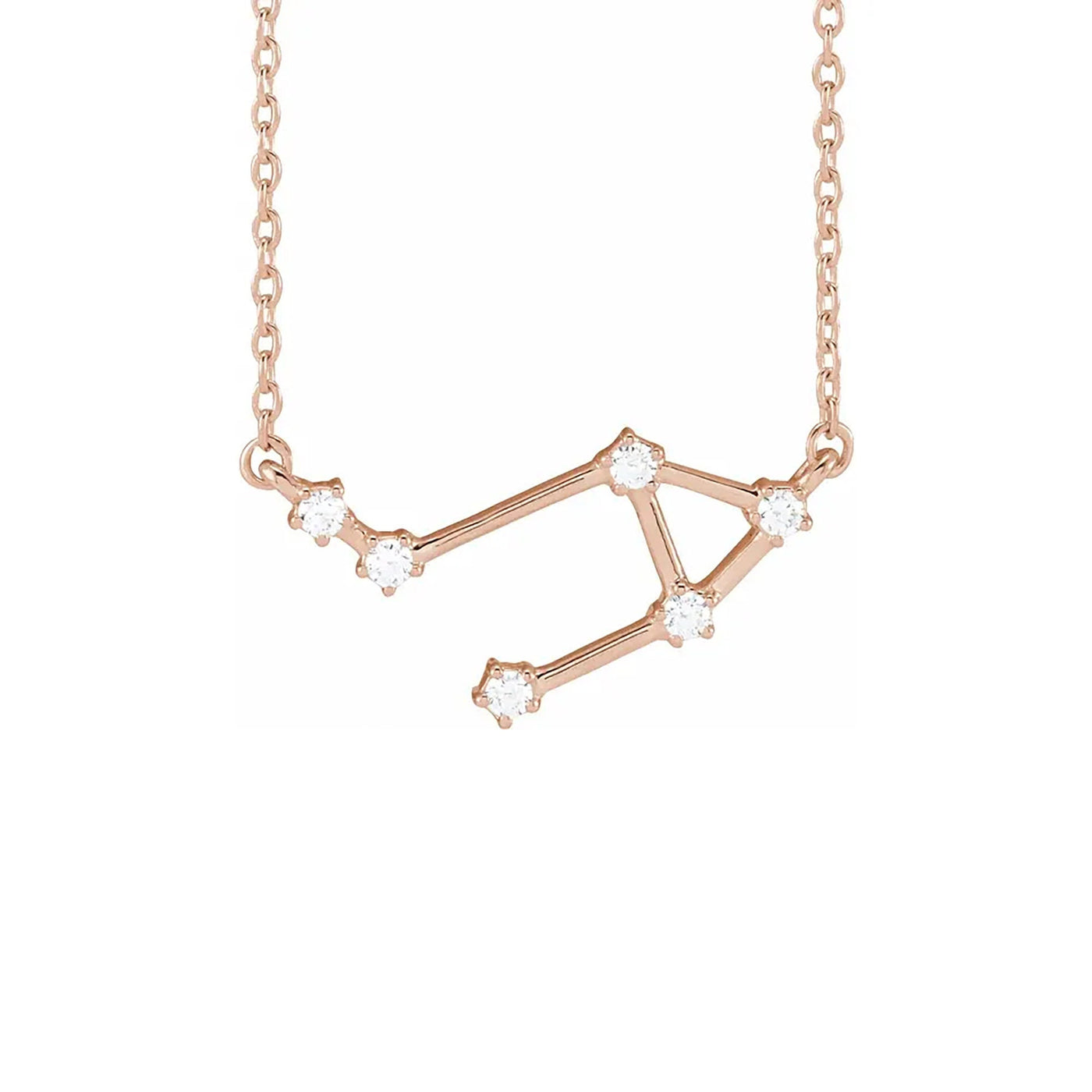 Libra Prong-Set Constellation Necklace