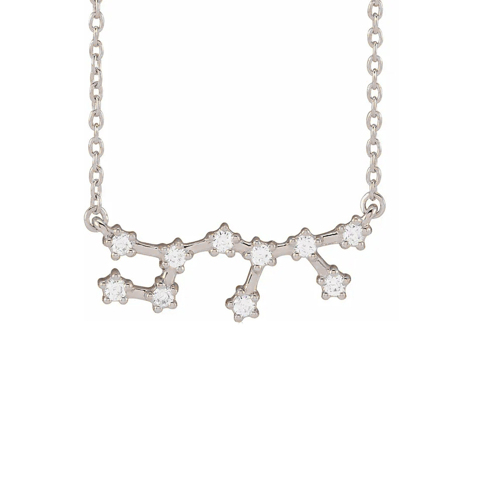 Sagittarius Prong-Set Constellation Necklace