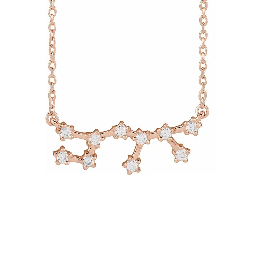 Sagittarius Prong-Set Constellation Necklace