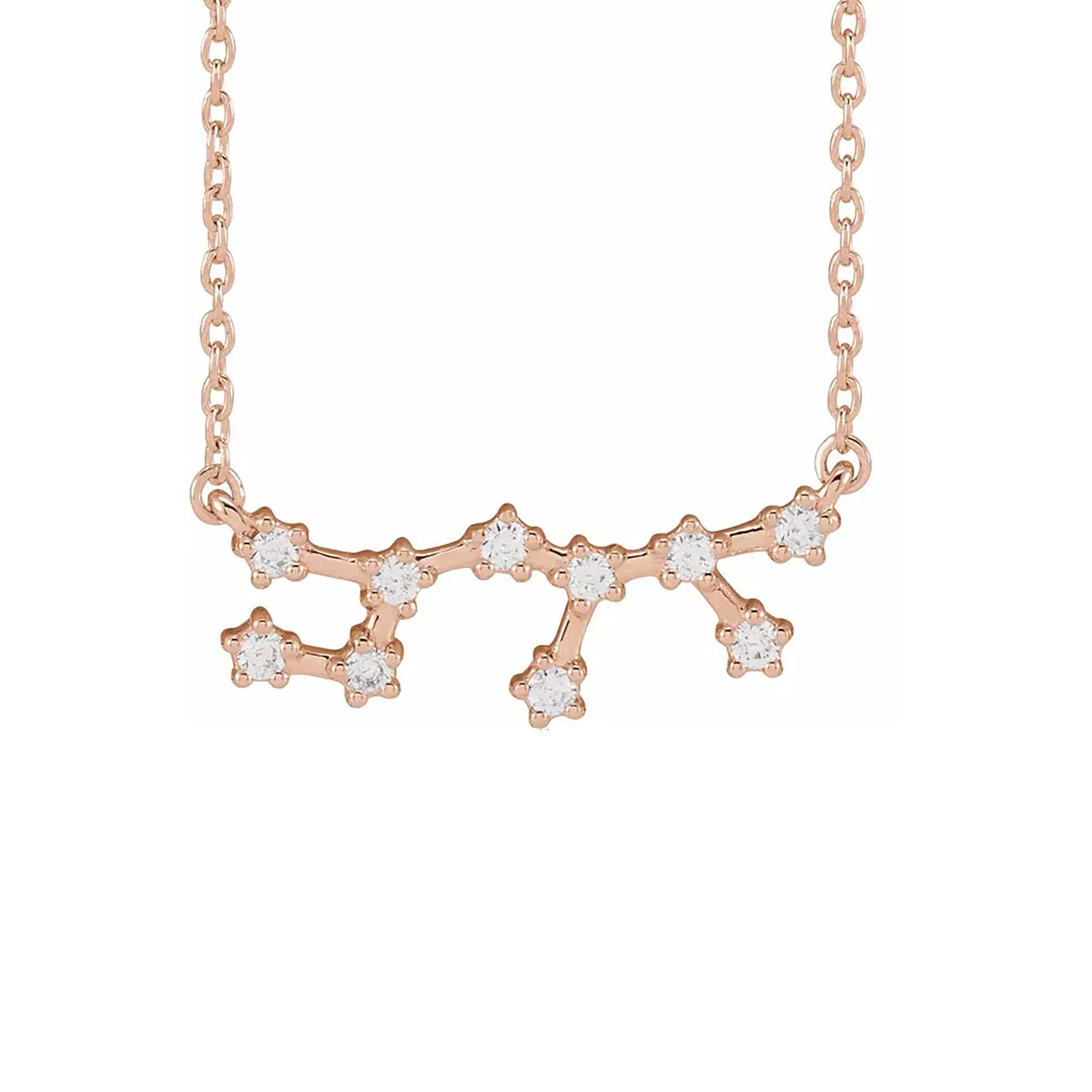 Sagittarius Prong-Set Constellation Necklace