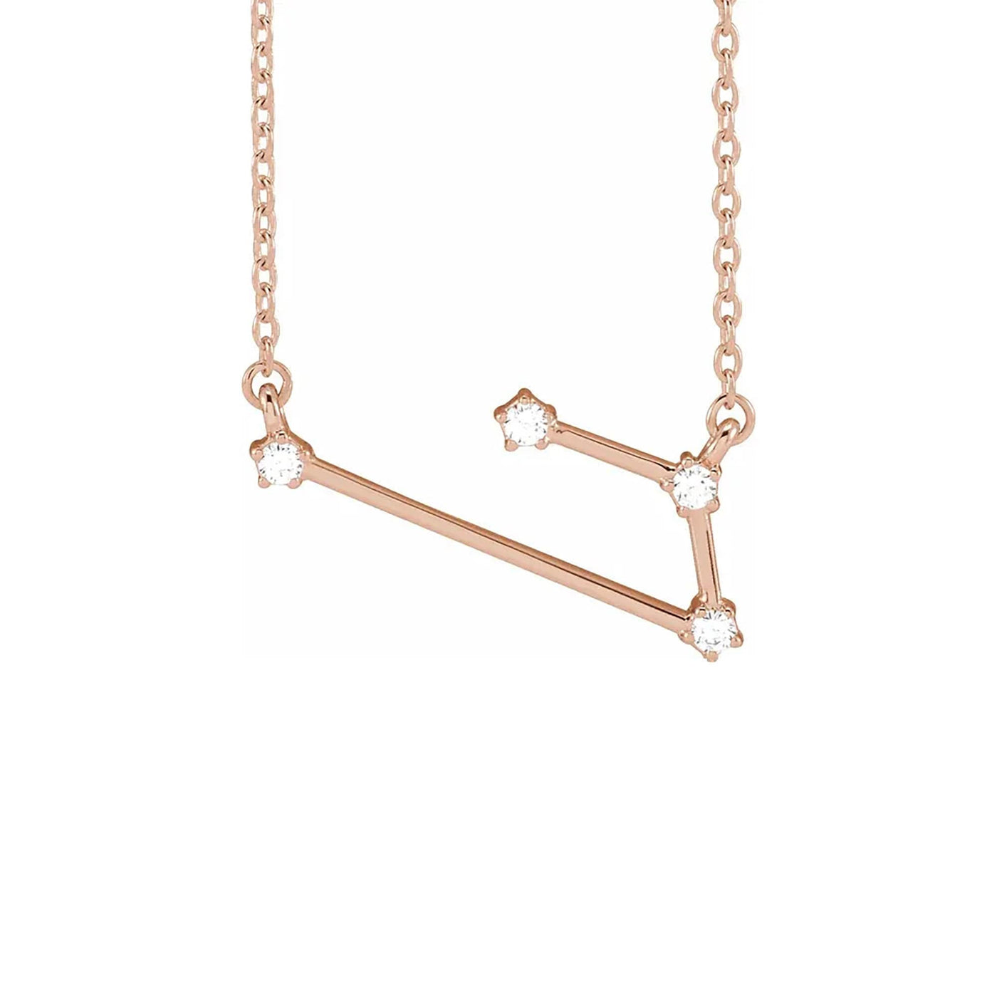 Aries Prong-Set Constellation Necklace