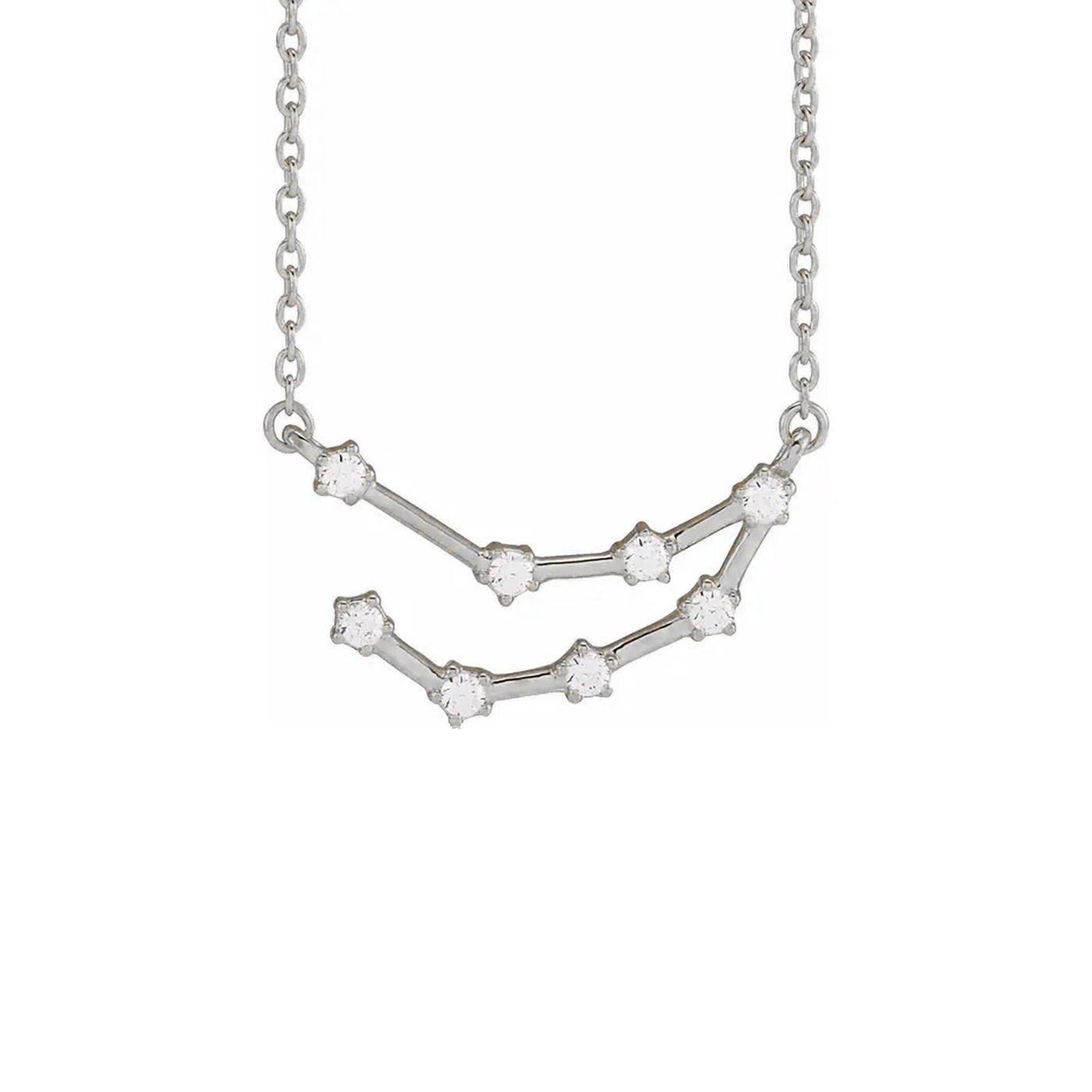 Capricorn Prong-Set Constellation Necklace