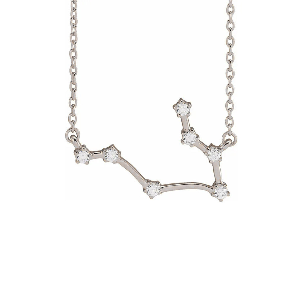 Gemini Prong-Set Constellation Necklace