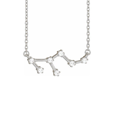 Leo Prong-Set Constellation Necklace