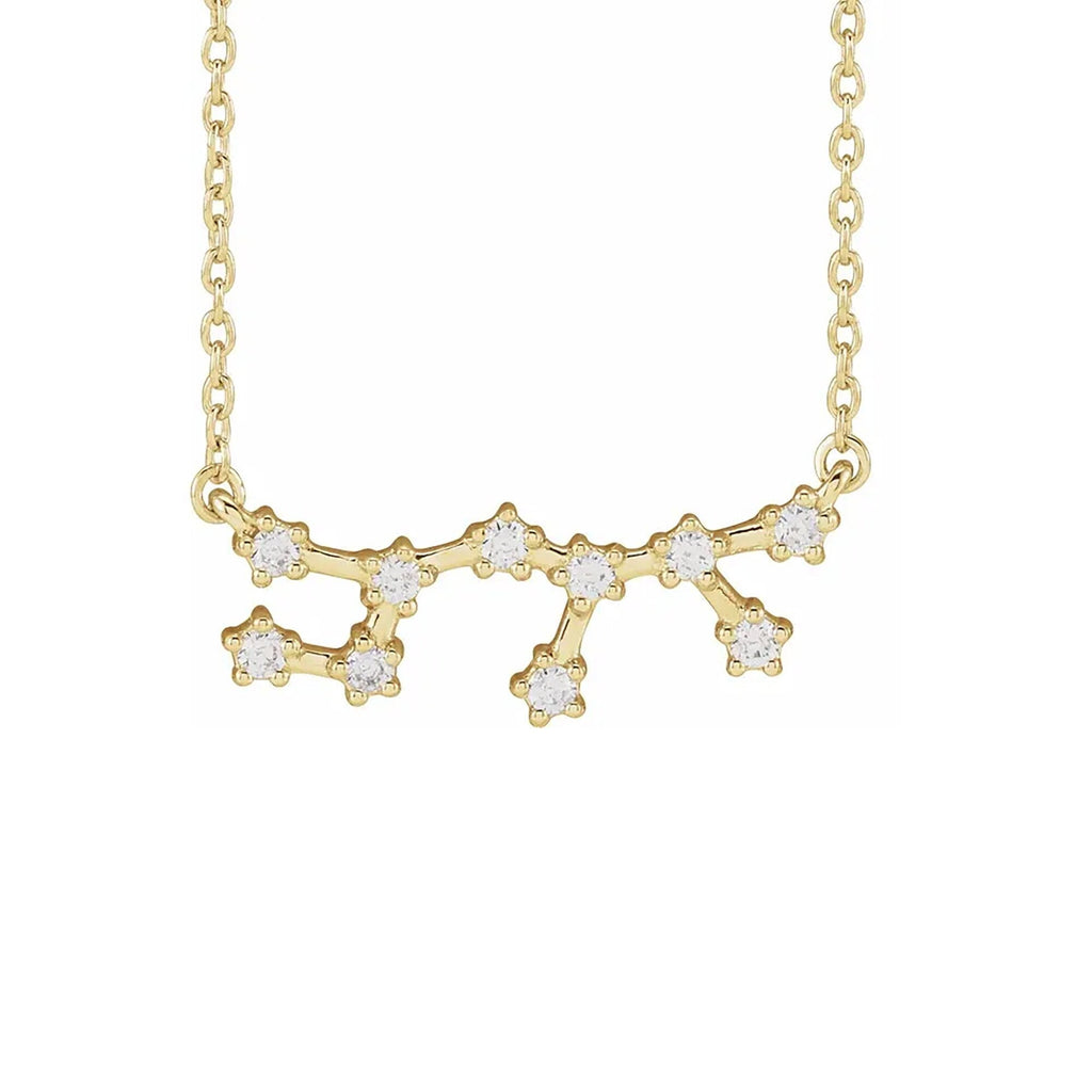 Sagittarius Prong-Set Constellation Necklace