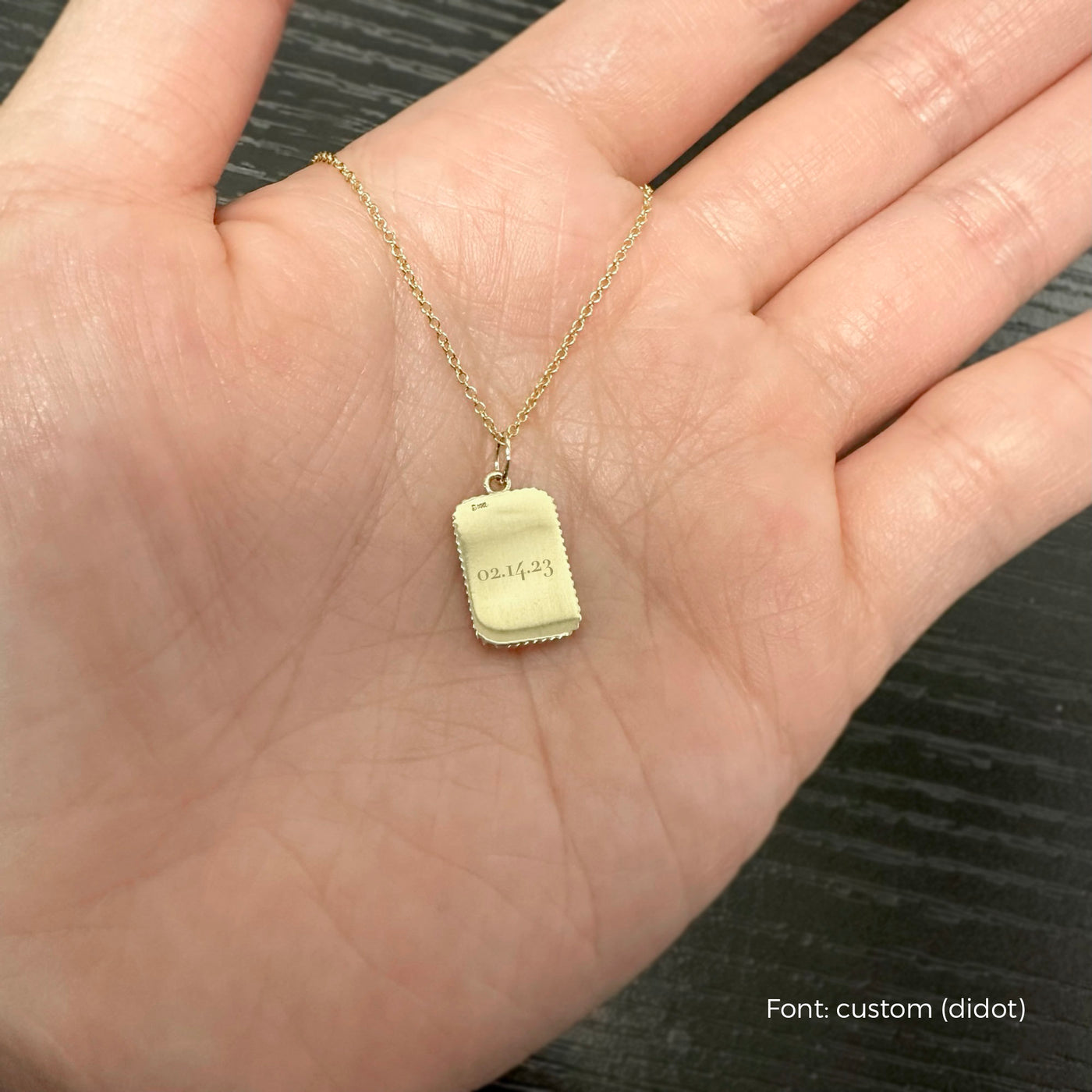 COSMOS Collection • Mini Tarot Charm/Pendant Necklace (Complimentary Engraving)