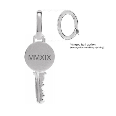 Engravable Key Pendant (Complimentary Engraving)