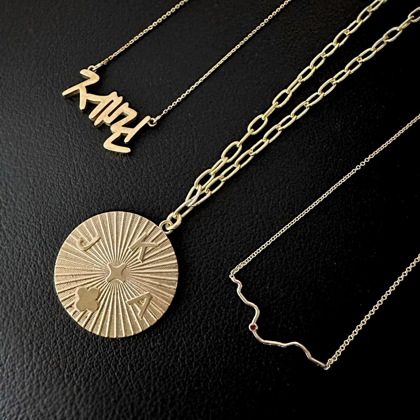 Asian Script Name Necklace