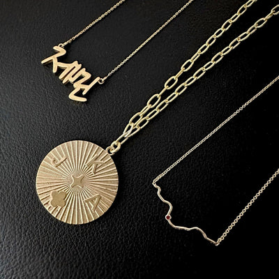 Asian Script Name Necklace