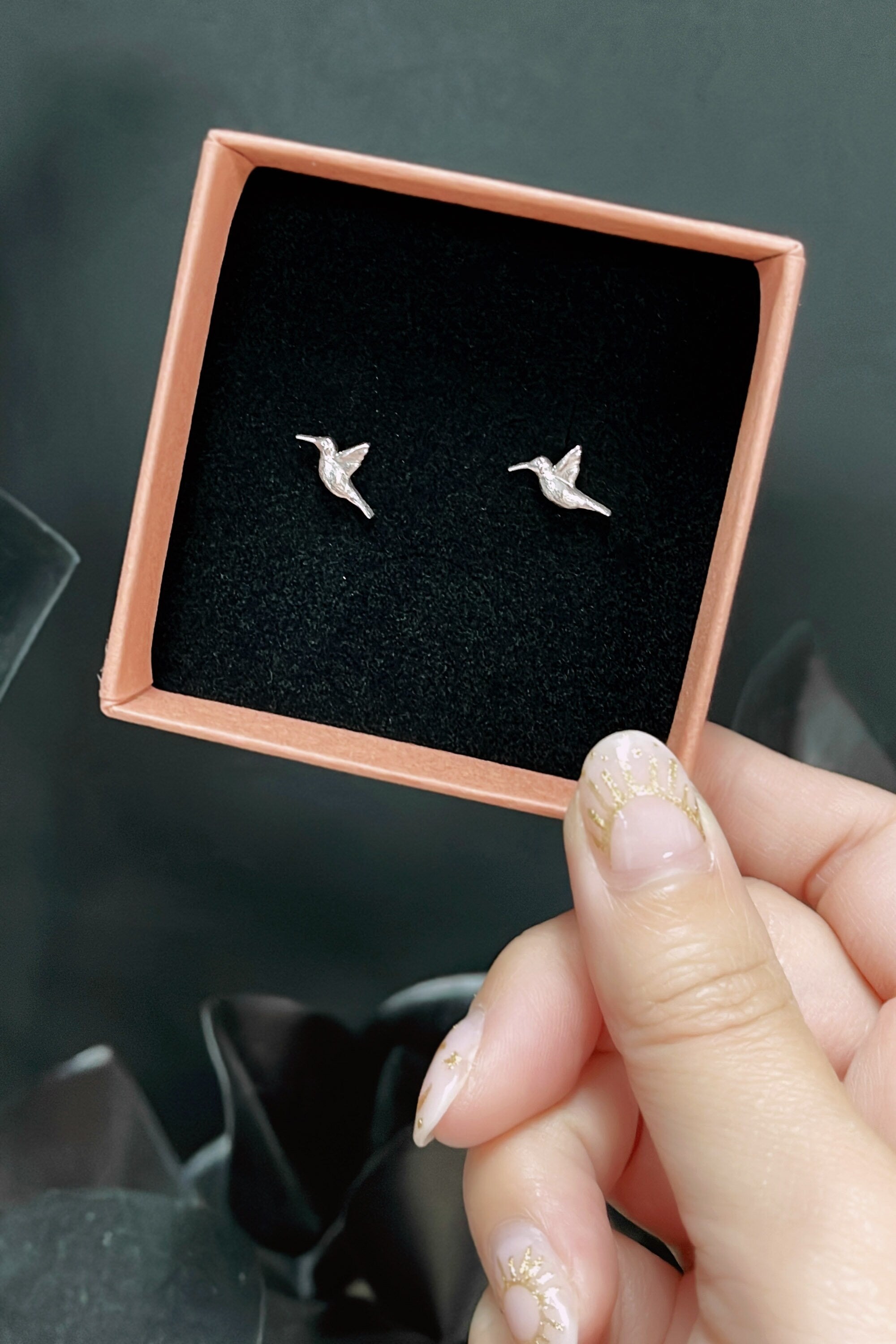 Hummingbird Stud Earrings