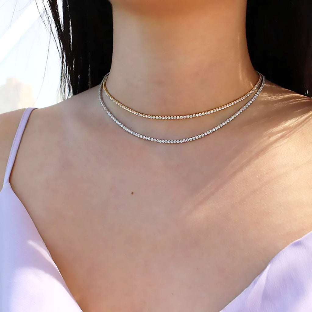 2mm Tennis Necklace