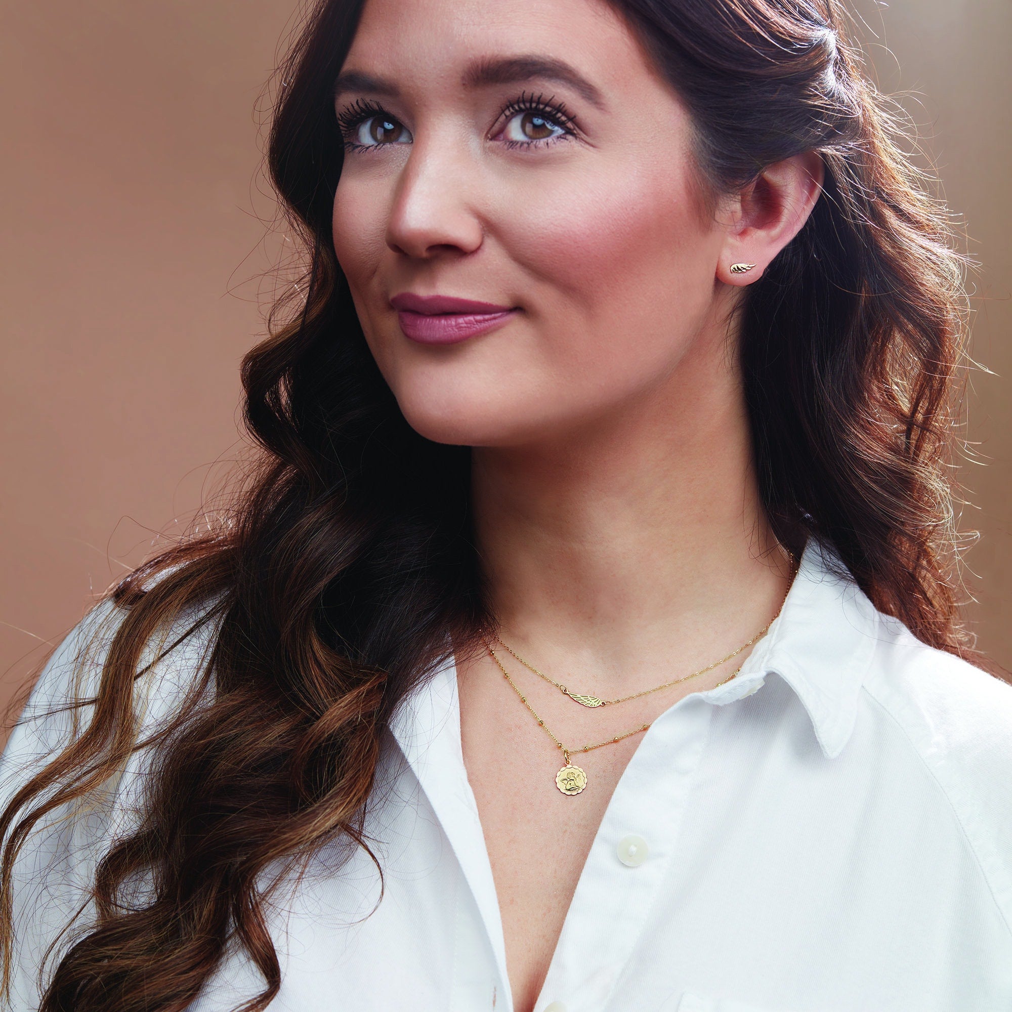 Satellite Chain Necklace in 14K Solid Gold