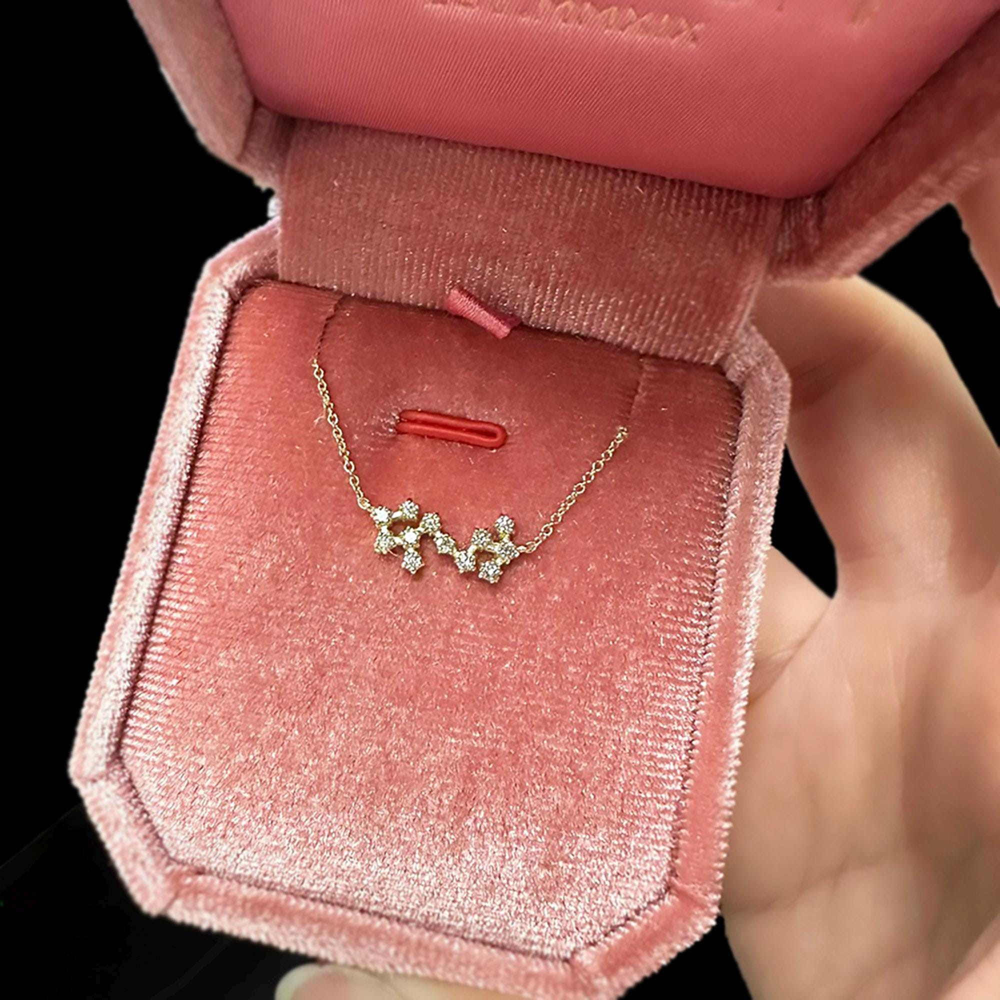 Sagittarius Prong-Set Constellation Necklace