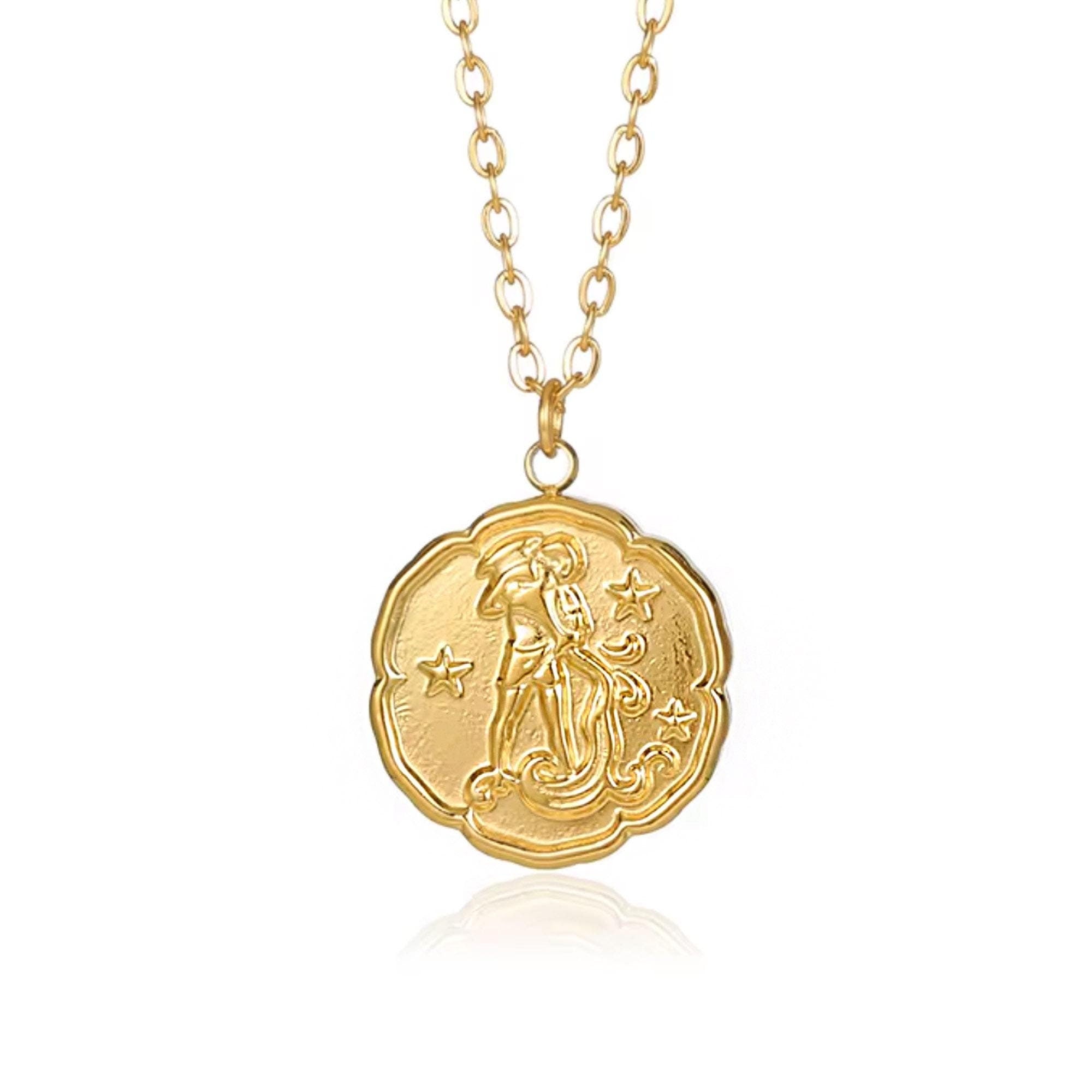 Aquarius Wax Seal Pendant