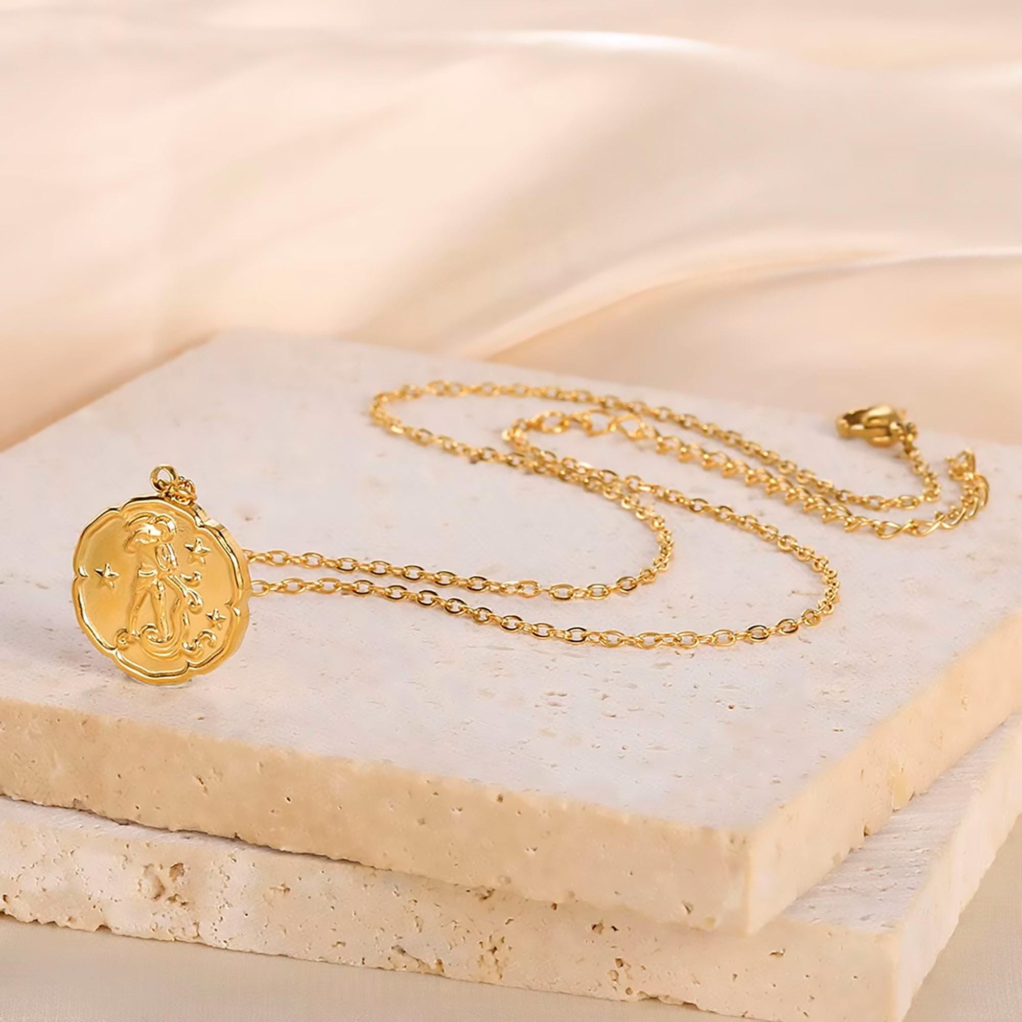 Aquarius Wax Seal Pendant
