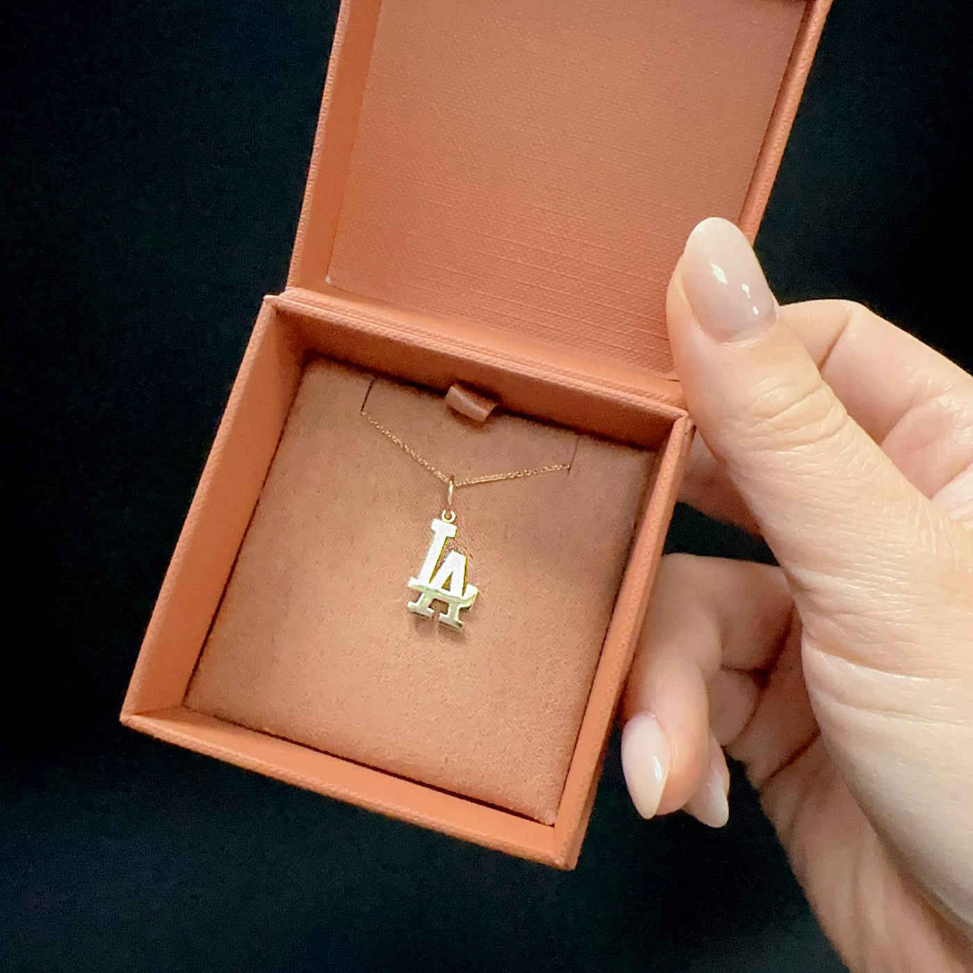 Medium LA & Palm Tree Necklace