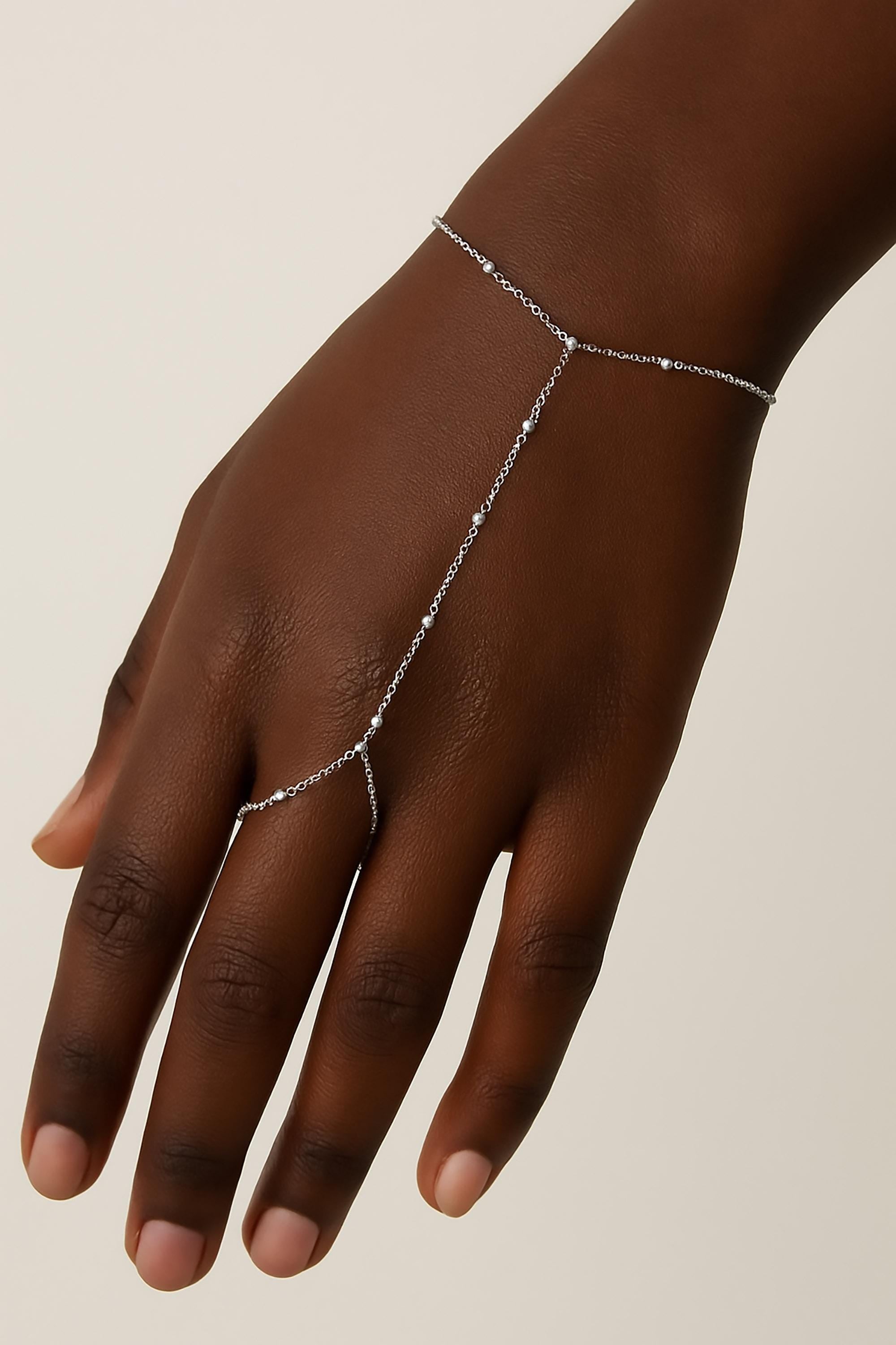 Satellite Hand Chain Bracelet