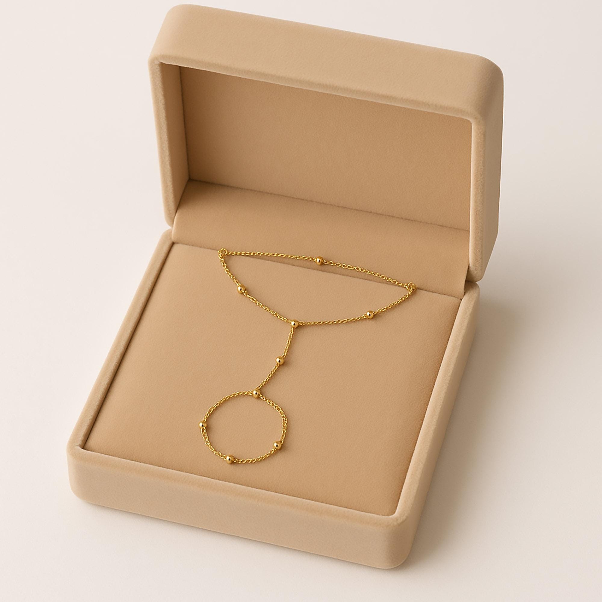 Satellite Hand Chain Bracelet