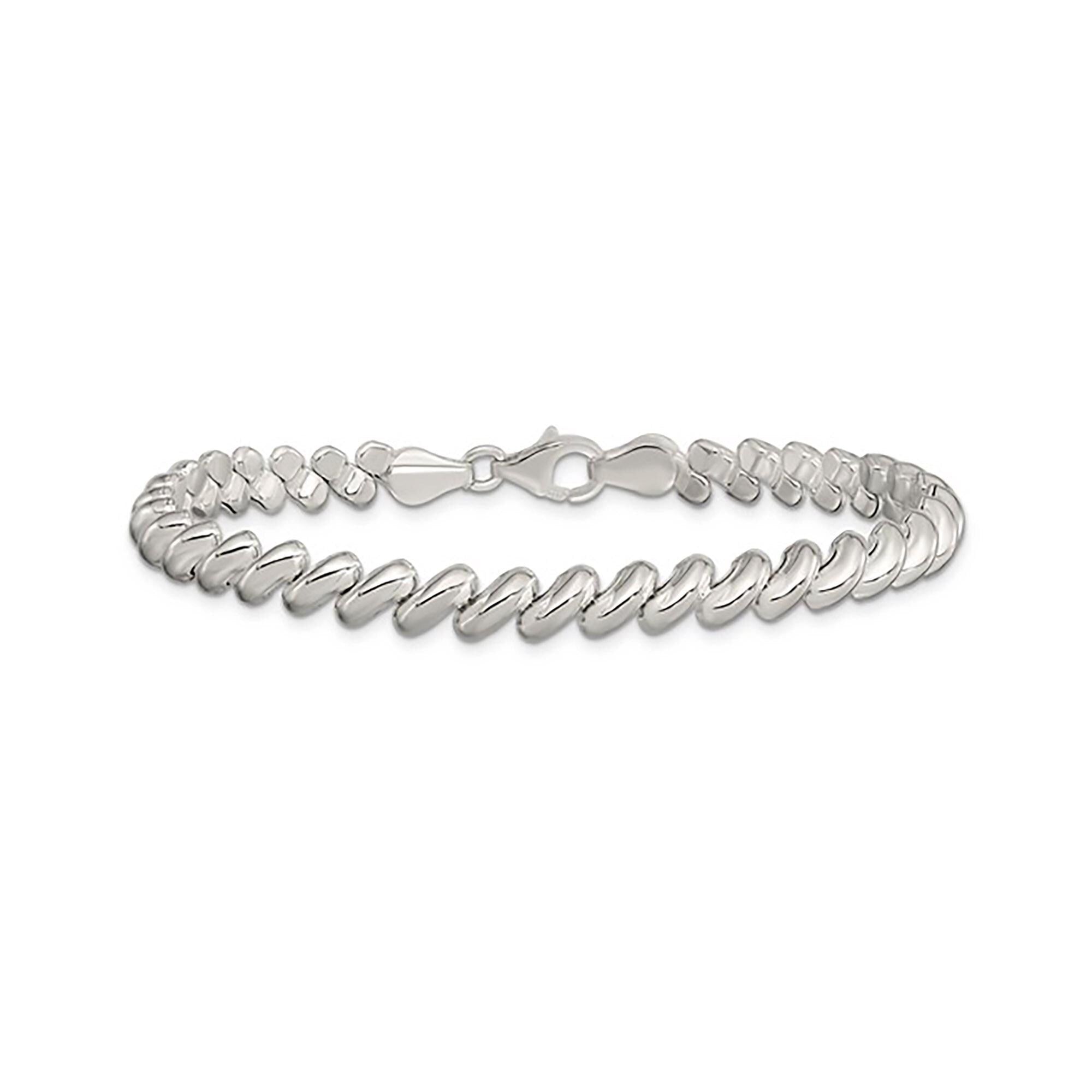 6mm SCRUNCHIE Bracelet ⟡ Elegant 6mm San Marco Scrunchie Chain Bracelet - Twisted Gold Jewelry for Women