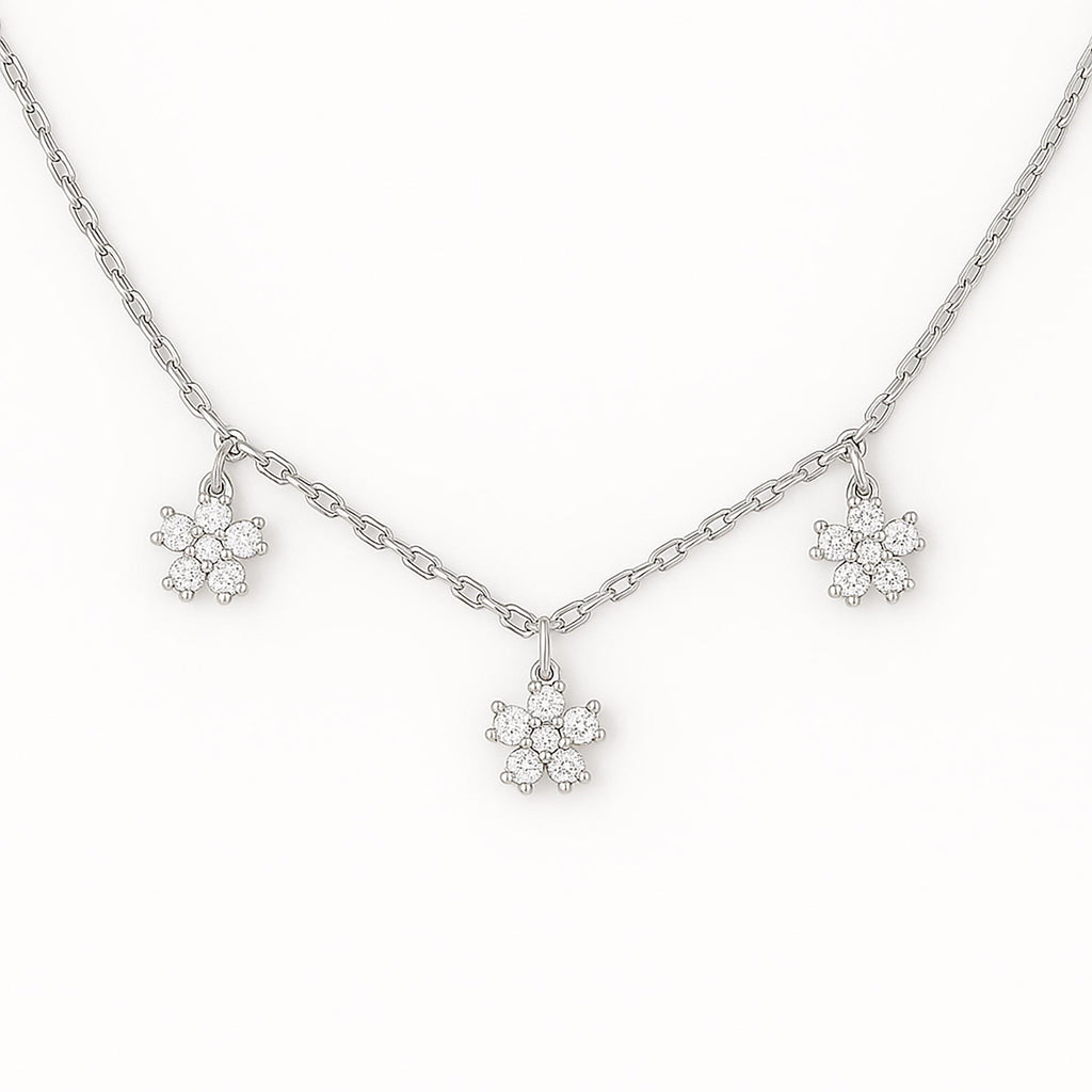 Sweet Daisies Full Bloom Choker/Necklace ⟡ Delicate Daisy Choker Necklace: Floral Spring Jewelry for Women, Boho Chic Accessory