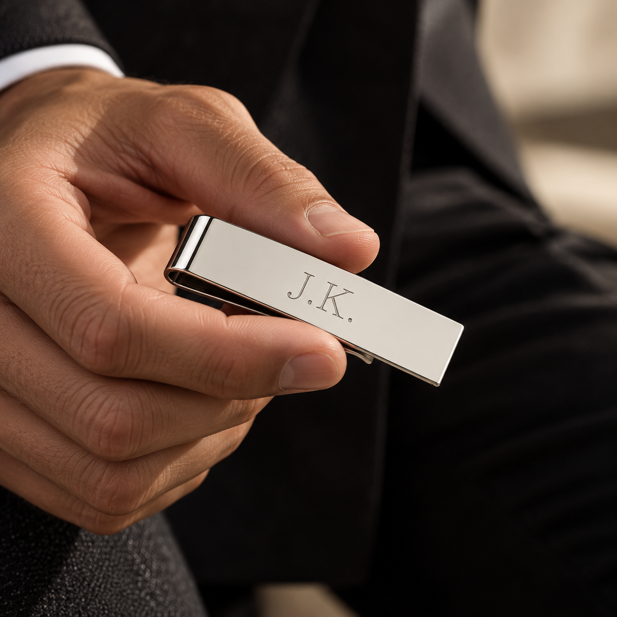 Slim Money Clip ⬩ Sterling Silver