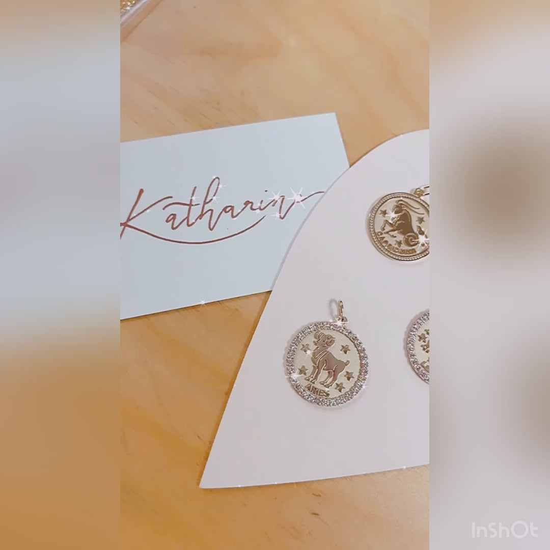 ASTRO ♦ Capricorn Zodiac Coin Pendant