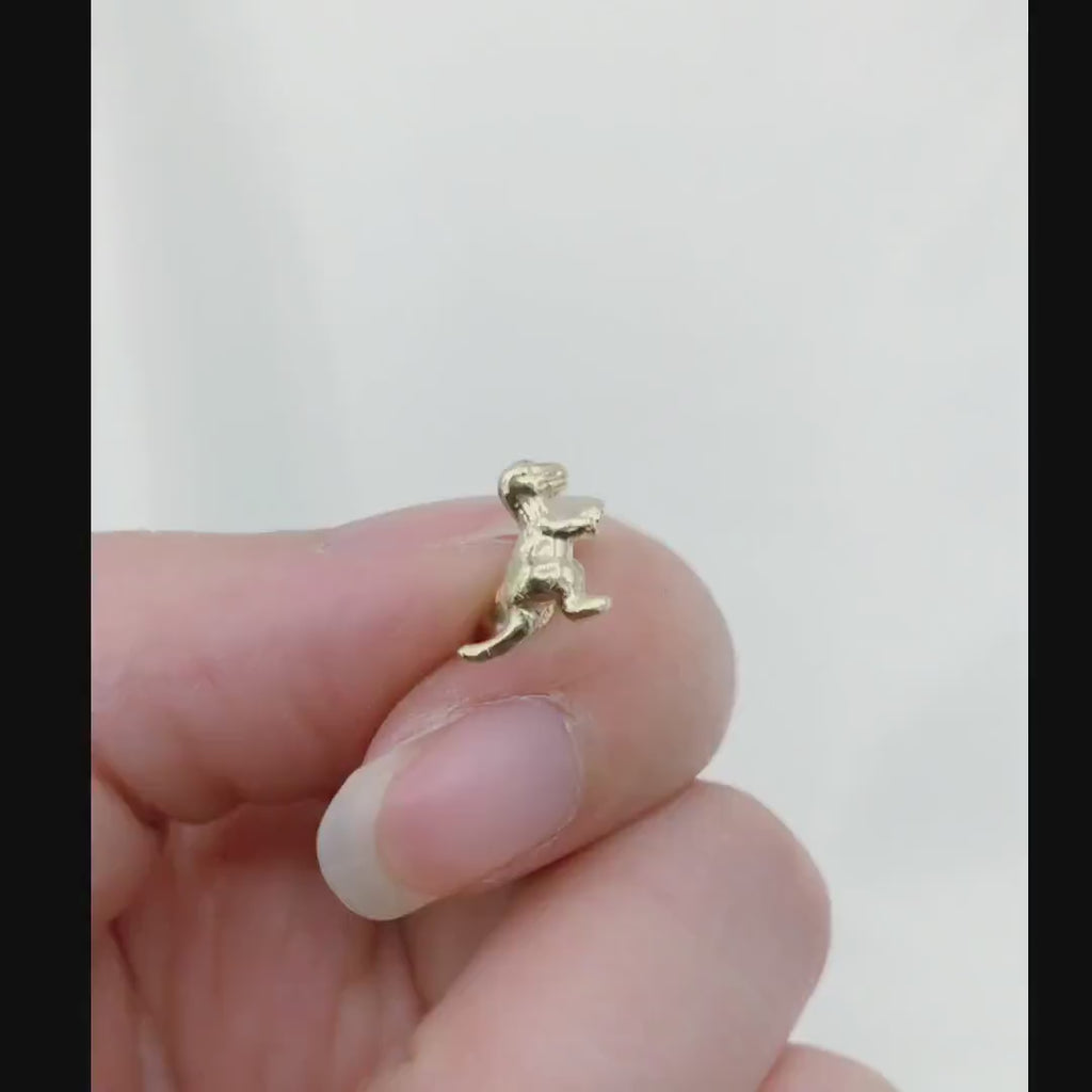 3D Dinosaur (T-Rex) Stud Earrings