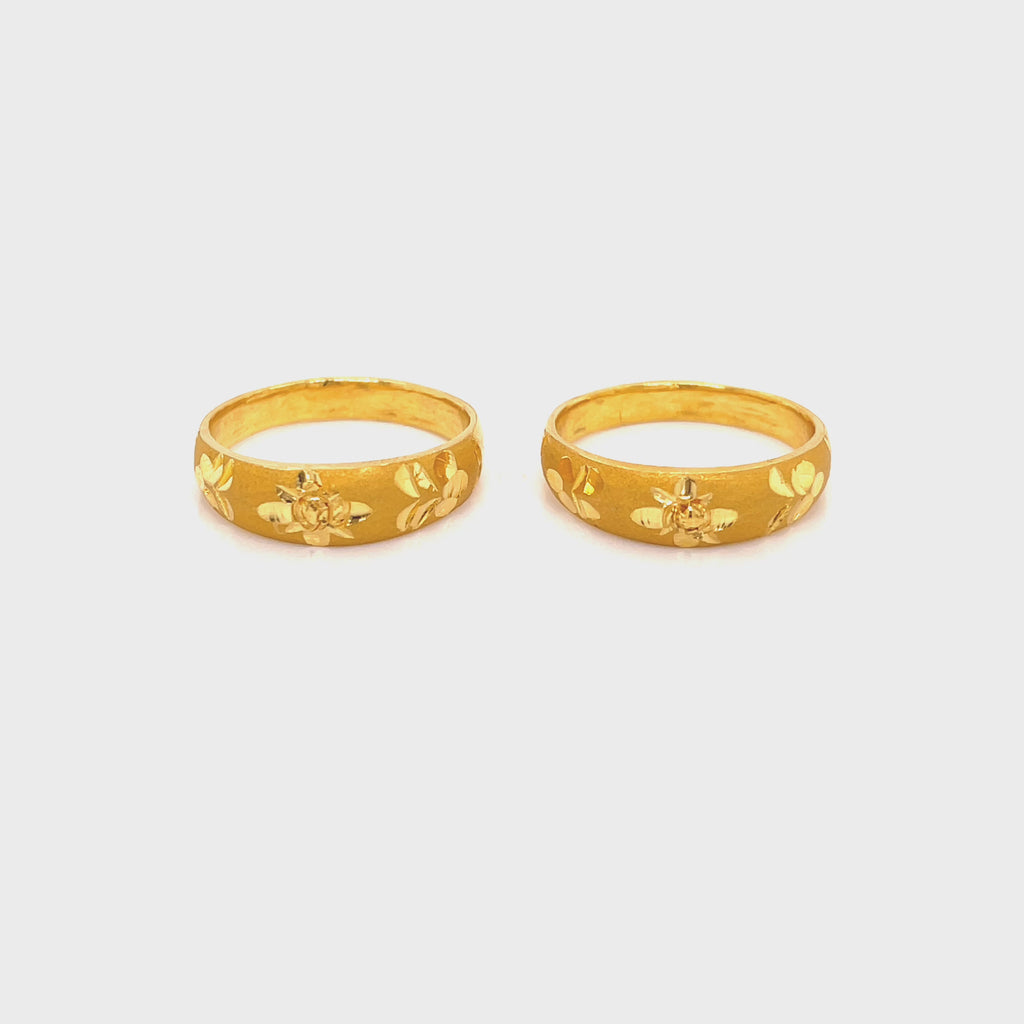 24K Gold Pair Rings (쌍가락지)