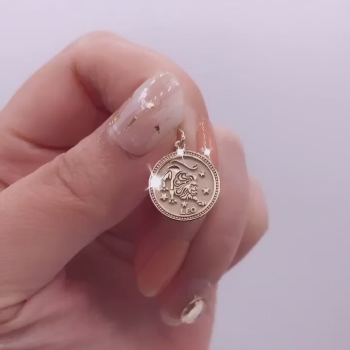 ASTRO ♦ Leo Zodiac Coin Pendant
