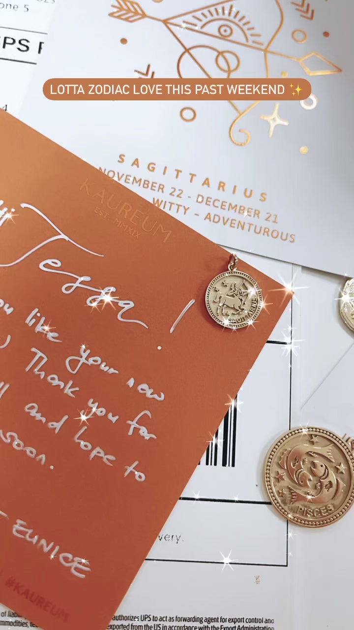 ASTRO ♦ Sagittarius Zodiac Coin Pendant