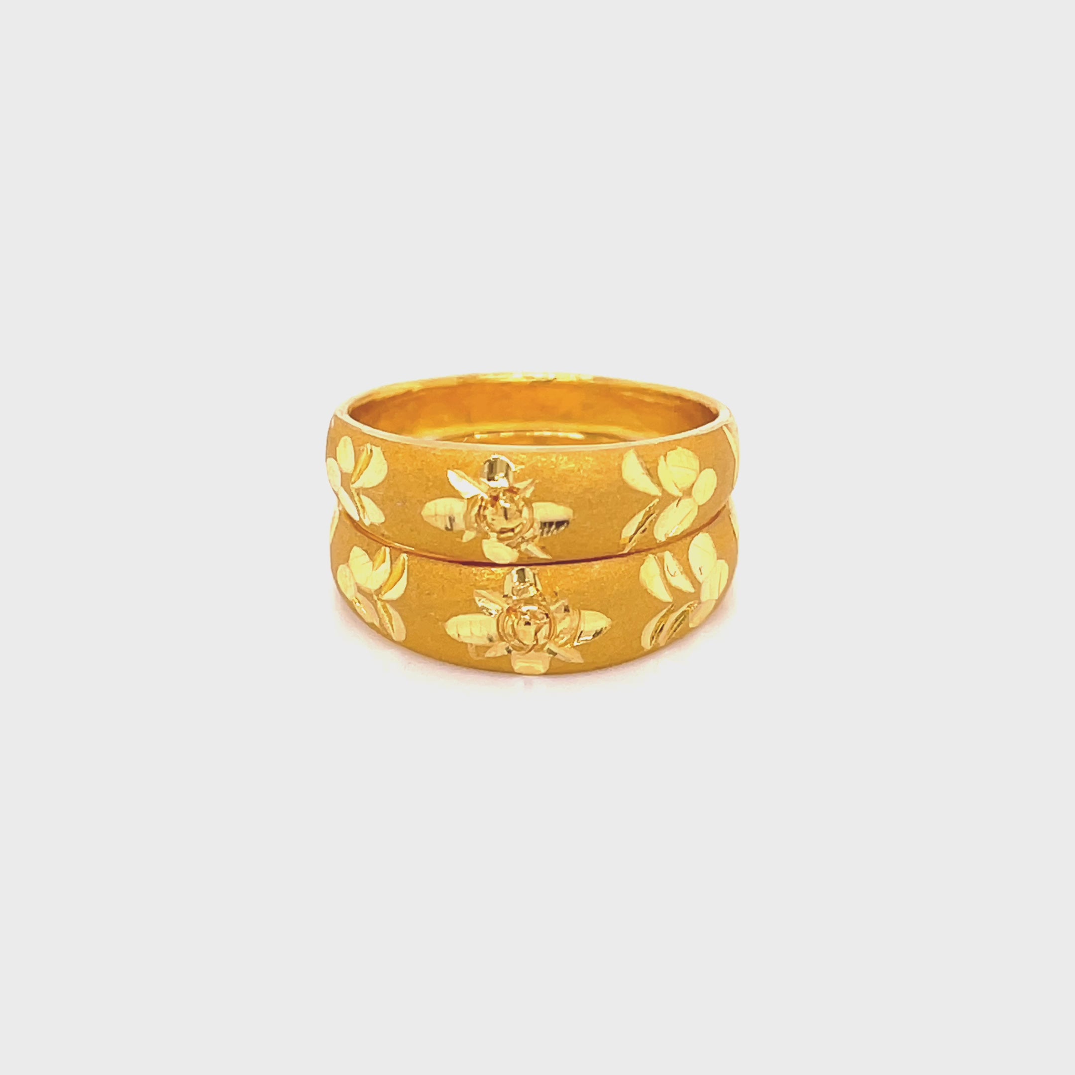 24K Gold Pair Rings (쌍가락지)