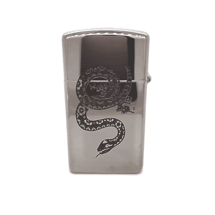 Zippo® Black Ice® Lighter ⬩ KAUREUM Exclusive