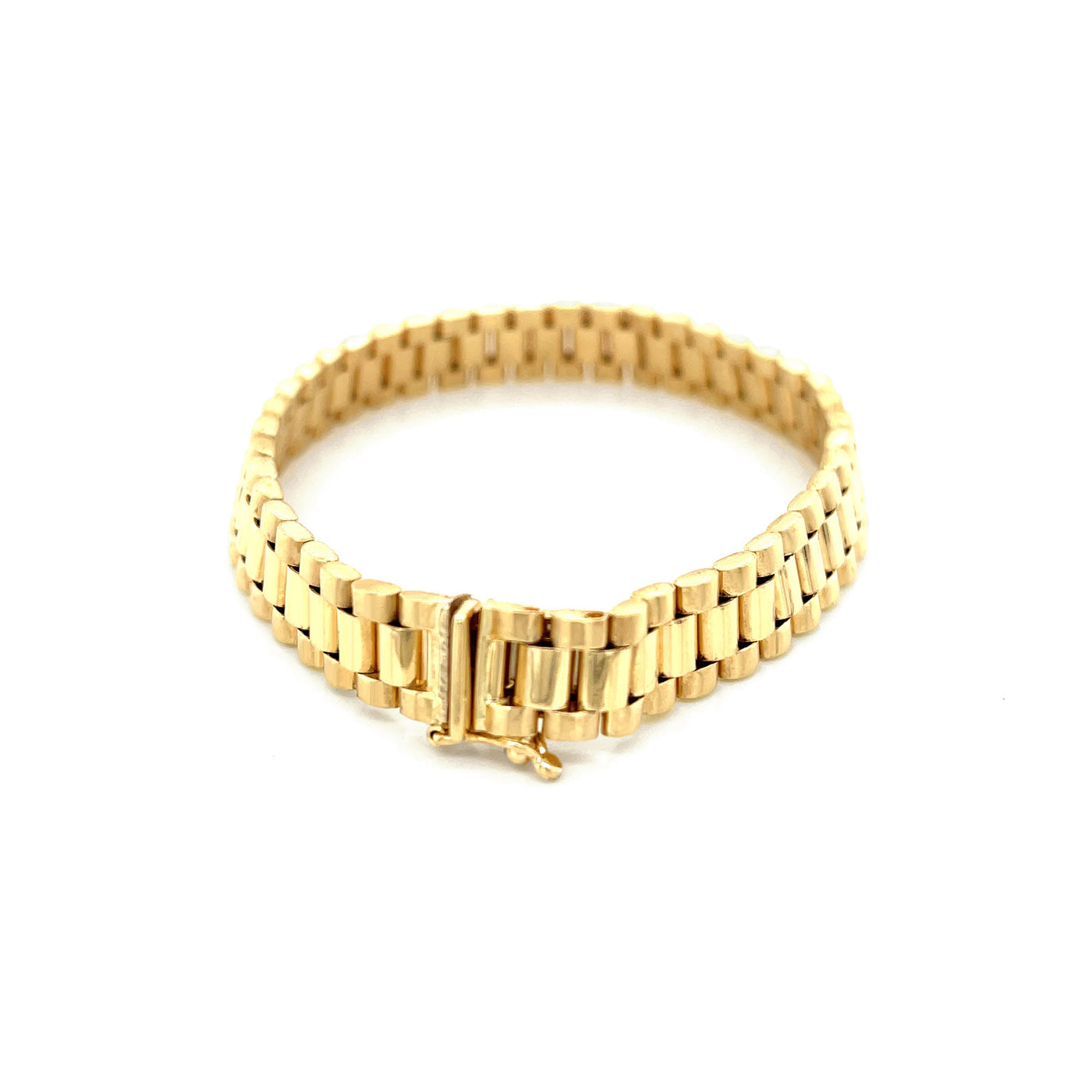 14K Gold Rolex Chain Bracelet 9mm 12mm KAUREUM