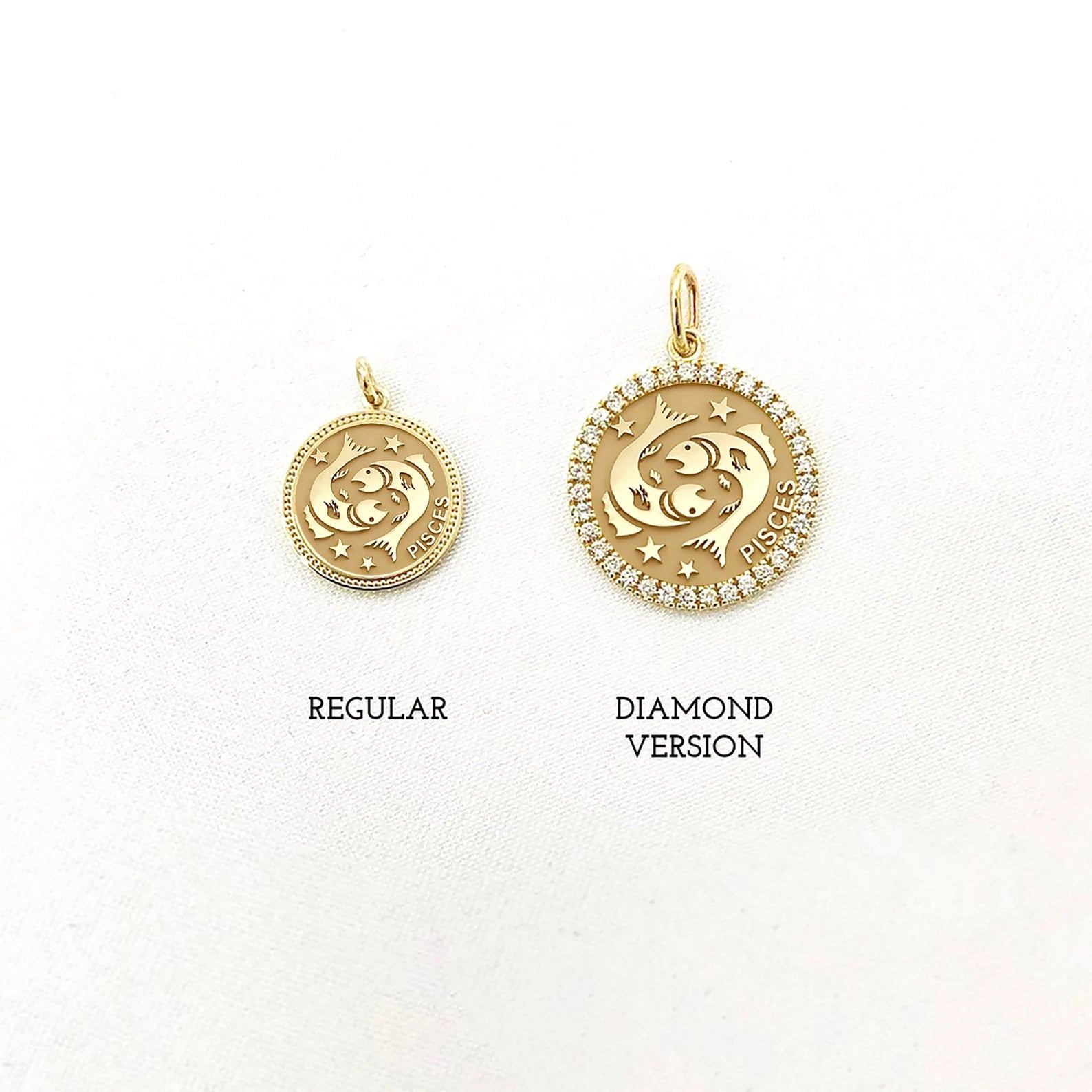 ASTRO ♦ Pisces Zodiac Coin Pendant