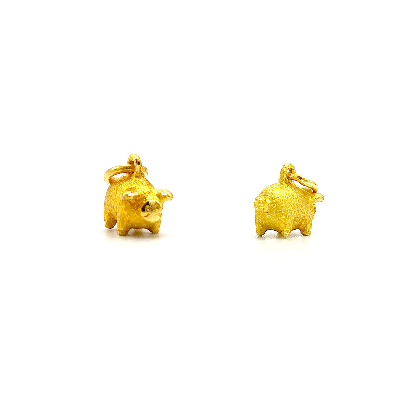 24K Gold Korean 1st Birthday (돌) Pig Charm