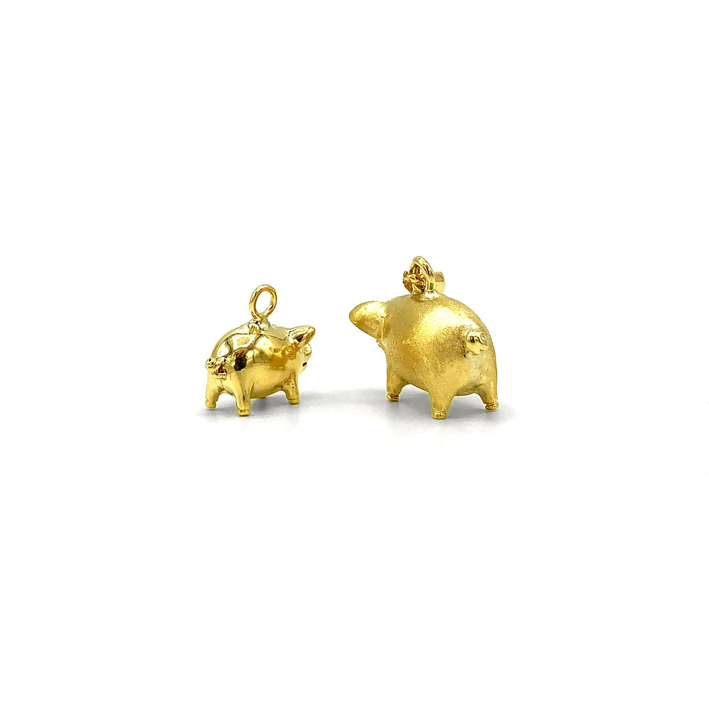 14K Gold Korean 1st Birthday (돌) Pig Charm (1돈)