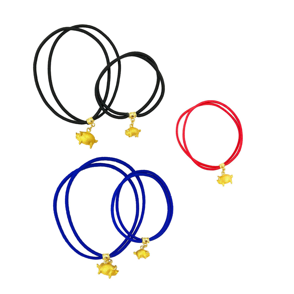 24K Gold Korean 1st Birthday (돌) Pig Charm