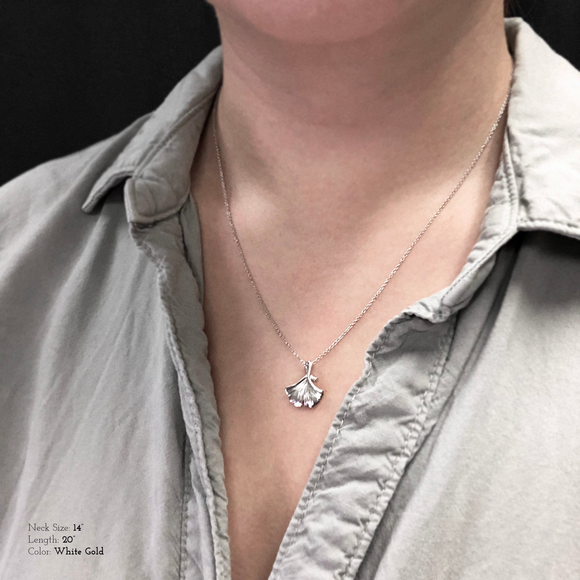 Gingko Leaf "Longevity" Necklace
