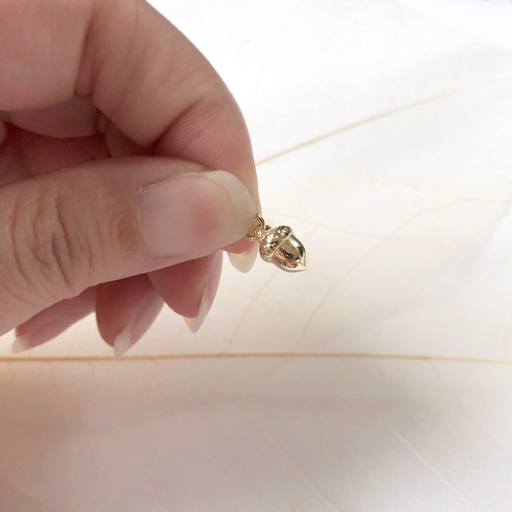 Tiny Acorn Charm
